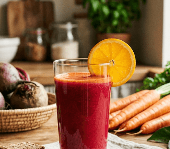 Beet, Orange and Carrot Juice