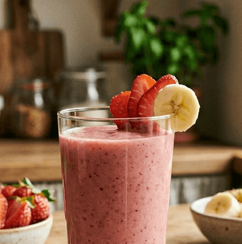 Banana Strawberry Smoothie