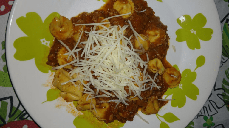 Capeletti with Bolognese Sauce